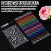 1225 Pcs of Rhinestone Stickers 3/4/5/6mm Clear+Colorful Self Adhesive Face Gems, Stick on Body Crystal Jewels with Quick Dry Makeup Glue For Face Eye Hair Nails Make up and Craft DIY Decorations
