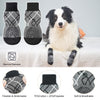 BEAUTYZOO Anti Slip Dog Socks for Hardwood Floors,Dog Shoes for Hot/Cold Pavement, Injury Prevent Licking for Small Medium Large Dogs,Traction Control Non-Slip Socks for Old Senior Dog, Paw Protector