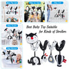 Car Seat Toys for Babies 0-6 Months, Black and White Spiral Carseat Toys for Infant 0-3 Months, High Contrast Toys for 3-6 Months Newborn Toys, Stroller Toys for 0 3 6 9 12 Months Baby Ideal Gift