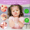 Kids Makeup Kit for Girl, 66 Pcs Washable Makeup Set for Little Girls, Real Cosmetic Set Pretend Play Makeup Toy Beauty Set Christmas & Birthday Gift Age 3 4 5 6 7 8 9+ Year Old Kids Toddler Toys