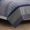 Nautica - Queen Quilt, Cotton Reversible Bedding, Home Decor for All Seasons (Adelson Blue, Queen)