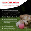 KetoWELL Topical Wipes with Ketoconazole for Dogs & Cats Medicated Pet Wipes - 50 Count