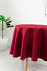 Biscaynebay Christmas Textured Fabric Round Tablecloths 70