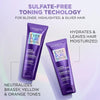 L'Oreal Paris Sulfate Free Purple Shampoo and Conditioner Set for blonde hair, EverPure 1 kit