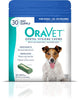 ORAVET Dental Chews for Dogs, Oral Care and Hygiene Chews (Small Dogs, 10-24 lbs.) Blue Pouch, 30 Count