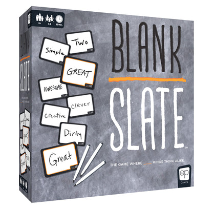 BLANK SLATE - The Game Where Great Minds Think Alike | Fun Family Friendly Word Association Party Game, 3 to 8 players