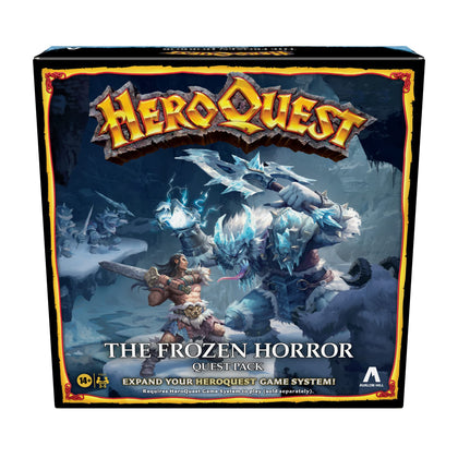 Avalon Hill HeroQuest The Frozen Horror Quest Pack, Dungeon Crawler Game for Ages 14+, Requires HeroQuest Game System to Play
