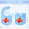 2ooya 7Pcs Cotton Waterproof Baby Bibs Adjustable Hook Loop Closure Infant Bib Unisex Blue Newborn Babies Infant Food Bibs Keepsake Baby Gift for Drooling Feeding Eating Teething, 6-12 Months