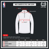 Ultra Game mens Pullover Tee NBA Men s Quarter Zip Poly Knit Long Sleeve Shirt, Team Color, Large US