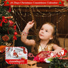 2023 Christmas Advent Calendar Charm Bracelets for Girls, SIXNIE 24-Days Xmas Countdown Calendar with 2pcs DIY Charm Bracelets Kits, Creative Jewelry Making Kit Gift for Kids Teens Women