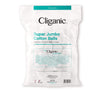 Cliganic Super Jumbo Cotton Balls (200 Count) - Hypoallergenic, Absorbent, Large Size, 100% Pure