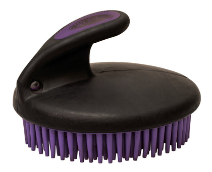 Weaver Leather Palm-Held Fine Curry Comb Purple/Black
