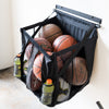 StoreYourBoard Basketball Wall Mount, Sports Ball Rack, 20x18x22 Ball Storage for 50 lbs of Basketballs, Soccer Balls, Volleyballs, Footballs, Openings for Easy Access, Garage Organization