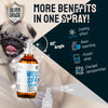 Wound Spray for Pets ? Colloidal Silver Wound and Skin Care for Dogs & Cats ? Helps with Rashes, Hot Spots, Itch, Scratching, Skin Irritation, Bites & Burns ? Safe if Licked (2 Oz, Wound Spray)