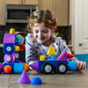 Blockaroo Magnetic Foam Blocks - STEM Preschool Toys for Children, Toddlers, Boys and Girls, The Ultimate Bath Toy - Castle Set, Bath Building Blocks, Engineering Toys for Kids 3-6