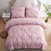 Ubauba 7 Pieces Queen Comforter Set-Bed in a Bag Pink Comforter Set Queen with Comforters, Sheets, Pillowcases & Shams,All Season Queen Bedding Sets,(Pink,Queen)