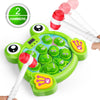 YEEBAY Interactive Whack A Frog Game, Learning, Active, Early Developmental Toy, Fun Gift for Age 3, 4, 5, 6, 7, 8 Years Old Kids, Boys, Girls,2 Hammers Included