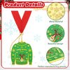 Loetere Ugly Xmas Sweater Medal Award 2.2 x 2.5 Inch for Ugly Sweater Party Decoration Contest Prizes Christmas Tree Ornament Necklace Jewelry for Xmas Party Supplies Hanging Medal(3 Pcs)