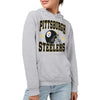 Junk Food Clothing x NFL - Pittsburgh Steelers - Team Helmet - Unisex Adult Pullover Fleece Hoodie for Men and Women - Size 3X-Large