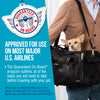Sherpa Delta Airlines Travel Pet Carrier, Airline Approved & Guaranteed On Board - Black, Medium