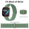 Ouwegaga 6 Pack Elastic Band Compatible with Fitbit Sense Bands/Fitbit Versa 3 4 Bands for Women Men/Fitbit Sense 2 Bands, Adjustable Stretchy Nylon Solo Loop Sport Strap for Fitbit Smartwatch