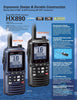 Standard Horizon HX890 Handheld VHF Navy Blue - Floating 6 Watt Class H DSC Two Way Radio