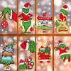 315 Double Sided Christmas Window Clings Christmas Window Decorations for Christmas Part Decor Reusable Window Christmas Decorations