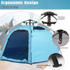 Portable Hexagon Kids Play Tent with LED Strip Lights Indoor Children Play House Easy Set-up Space Tent Dream Tent for Night.4-5 Person Large Tent & Birthday Gifts