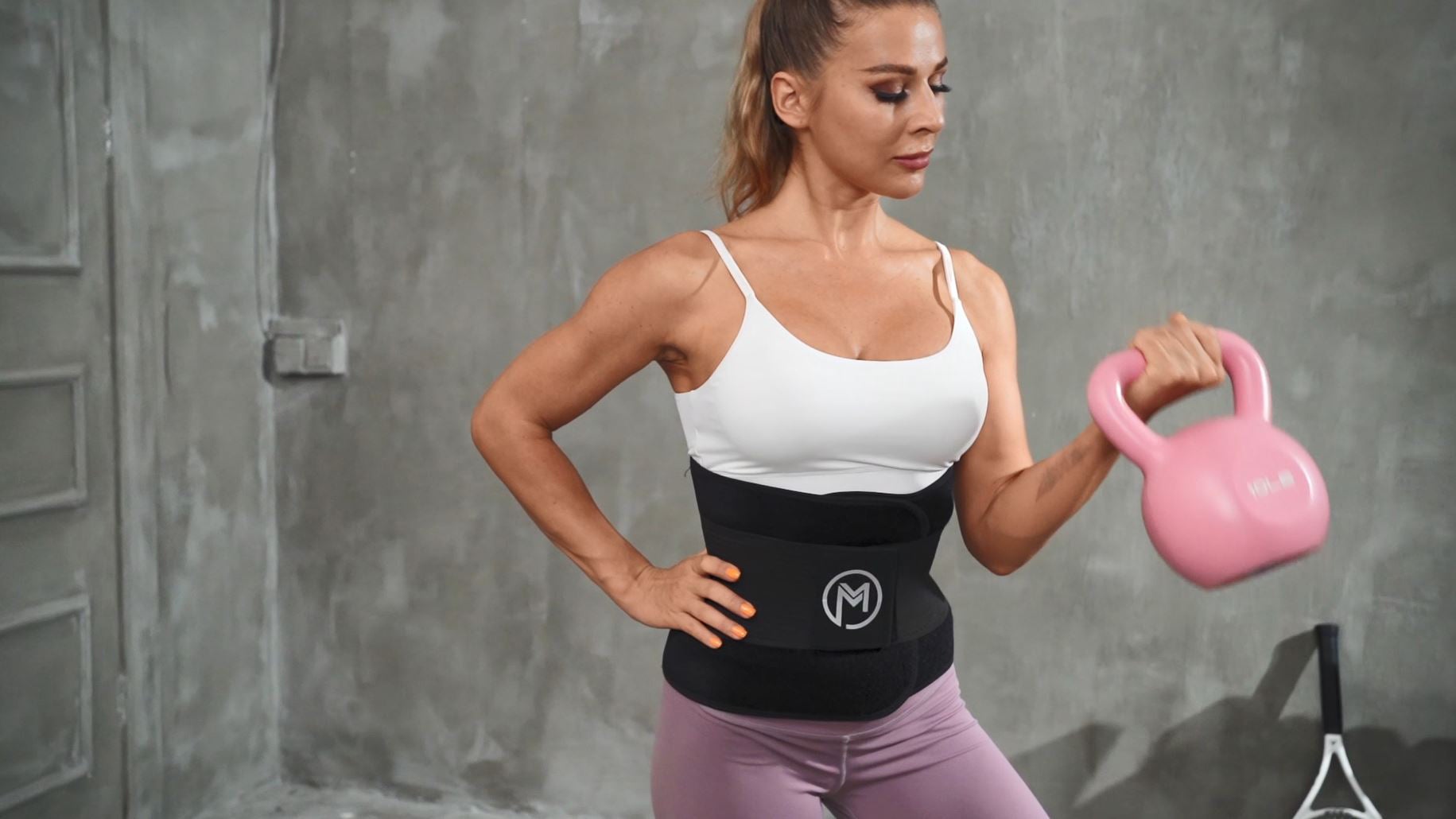MERMAID'S MYSTERY Waist Trainer for Women Weight Loss Trimmer Belt Sport Sweat Workout Body Shaper S Black
