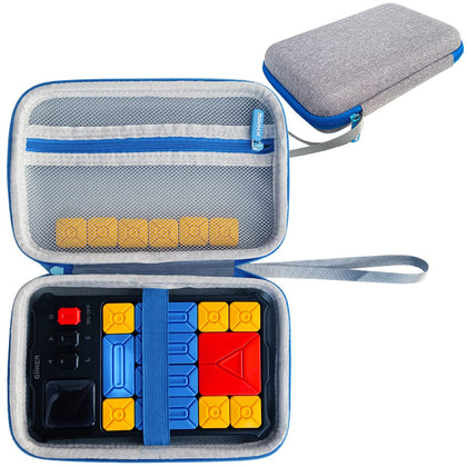 JCHPINE Hard Carrying Case for GiiKER Super Slide Brain Games, Protective Storage Holder for GiiKER Brain Teaser Puzzles Interactive Handheld Game Console Accessories (Blue Case Only)