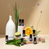 Cliganic Organic Essential Oils Set (Top 5) - 100% Pure Natural - Aromatherapy, Candle Making - Peppermint, Lavender, Eucalyptus, Lemongrass & Orange