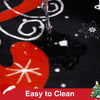 ASPMIZ 2 Pcs Christmas Bathroom Rugs Non Slip, Winter Xmas Snowman Bath Rugs Set of 2 Washable, Absorbent Snowflake Bath Mat for Bathroom Home Christmas Bathroom Decorations, 32'' x 20'' + 24'' x 16''