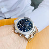 Bulova Men's Classic Diamond 6-Hand Chronograph Quartz Watch, Calendar Date, Luminous Markers, 100M Water Resistant, 44mm Style: 96D138