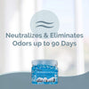 Clear Air Odor Eliminator Gel Beads - Air Freshener - Eliminates Odors in Bathrooms, Cars, Boats, RVs & Pet Areas - Made with Essential Oils - Fresh Linen Scent - 12 Ounce - 2 Pack