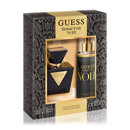 GUESS Seductive Noir Women/Femme Eau de Toilette 2 Piece Gift Set - Perfume Spray 2.5 Fl. Oz. & Fragrance Mist 4.2 Fl. Oz.