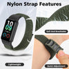 YCHDDER Solo Loop Nylon Straps Compatible with Amazfit Band 7 Strap,Soft Breathable Comfortable Adjustable Colorful Sports Replacement Band for Amazfit Band 7 for Men Women