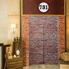 Brick Wall Party Backdrop, Wall Decoration, Curtains Door, Old Red Brick Wall Party Backdrop, Holiday Party Supplies Christmas Halloween Decoration 78.7