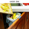 StoneSpace Compost Bin Indoor Kitchen Sealed, Mountable Compost Bucket, Hanging Food Waste Bin for Kitchen,1.3 Gallon/ 5L Blue