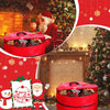 Double Layer Christmas Wreath Storage Container Bags Double Wreath Storage Container Zippered Wreath Bag with Handle Festive Wreath Storage Box Storage for Xmas Wreath Garlands, Red (2 Pcs, 30 Inch)