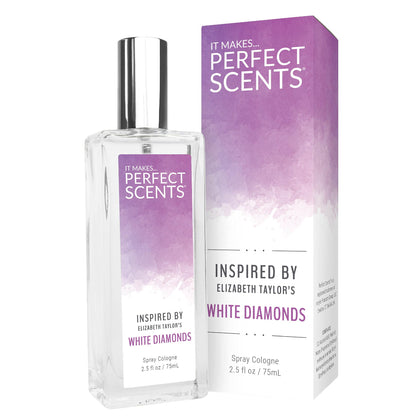 Perfect Scents Fragrances | Inspired by Elizabeth Taylor's White Diamonds | Womens Eau de Toilette | Paraben Free | Never Tested on Animals | 2.5 Fluid Ounces