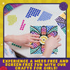 SUNGEMMERS Window Art Suncatcher Kits - Great Birthday Gift Idea, 6 7 8 9 10 11 12 Year Old Girl - Fun Arts for Kids, Spring Crafts