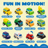 JOYIN Kids Play Rugs - 12 Pull-Back Vehicle Set - Durable Carpet Playmat Rug - City Pretend Play - Toddler Car Track Rug