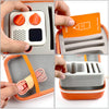 Travel Case Compatible with Yoto Mini - Kids Audio & Music Player, Holder Bag for Childrens Speaker Plays Audiobook Cards - Orange