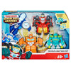 Playskool Heroes Transformers Rescue Bots Academy Team Pack, 4 Collectible 4.5-inch Converting Action Figures, Toys for Kids Ages 3 and Up