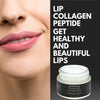 Lip Collagen Peptides - Vegan Lip Plumping Balm, Hydrating Lip Mask, Lip Mositurizer, Smoothes lines, Overnight Lip Treatment, Intensive Lip Repair, Scrub -Cruelty Free