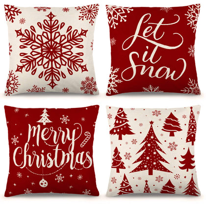 ZJHAI Christmas Pillow Covers 18