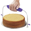 Wilton Adjustable Cake Leveler for Leveling and Torting, 12 x 6.25-Inch, White/Purple