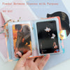 2-Pack Small Photo Album 2x3 Compatible with Fujifilm Instax Mini Film/Polaroid Film/Kpop Photocard Credit Card Holder for Women Girl Birthday Gift (36 Pockets)