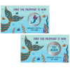 Bella and Bentley Novelty Mermaid Scratch Off Game - Mermaid Baby Shower Girls Birthday Party Activity - 28 Lottery Ticket Raffle Cards