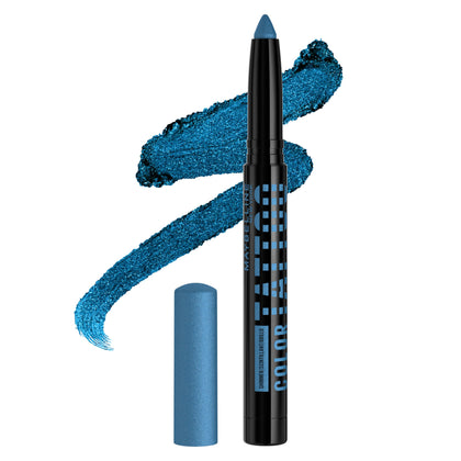 MAYBELLINE Color Tattoo Longwear Multi-Use Eye Shadow Stix, All-In-One Eye Makeup for Up to 24HR Wear, I am Extravagant (Blue Shimmer), 1 Count